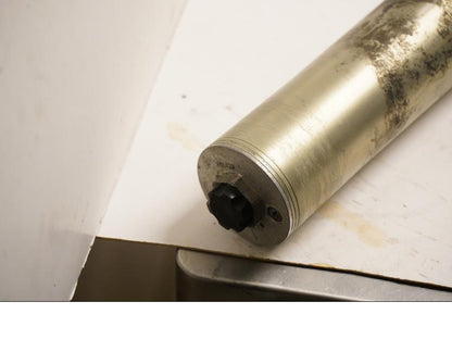 Snett uppifrån på Gaffelben från en Husaberg FS 650 E -2003 motorcykel.