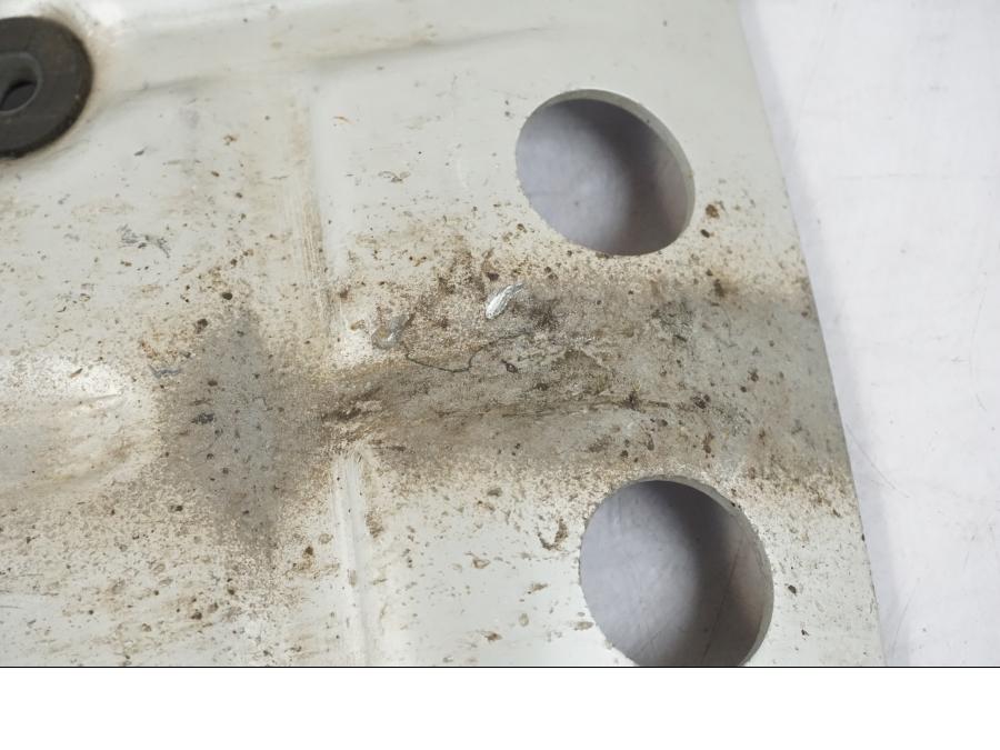 Snett uppifrån på Hasplåt från en BMW R 1200 GSA -2012 motorcykel.