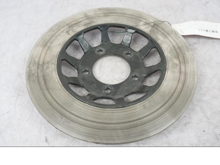 Framsidan på Bromsskiva från en Honda CX 500 -1982 motorcykel.