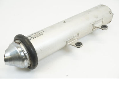 Baksidan på Ljuddämpare från en KTM 660 SMC -2006 motorcykel.