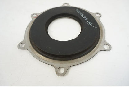 Snett uppifrån på Bromsskivedekor från en Yamaha XVS 1100 -2004 motorcykel.