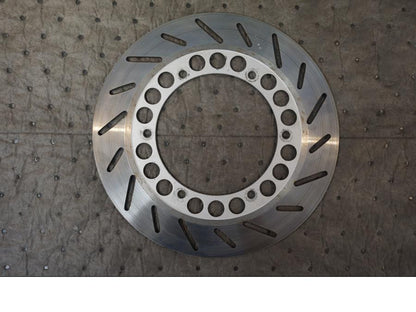 Framsidan på Bromsskiva från en Yamaha XV 1100 -1993 motorcykel.