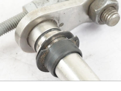 Snett uppifrån på Växelled från en BMW R 1200 GSA -2012 motorcykel.