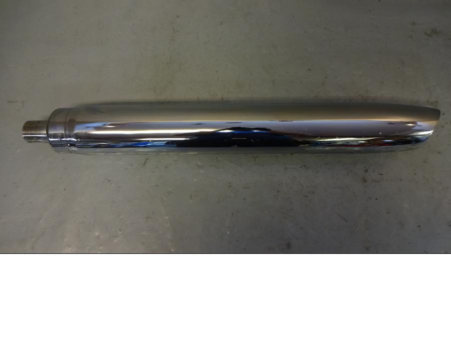 Framsidan på Ljuddämpare från en Indian Indian Chief Vintage -2017 motorcykel.