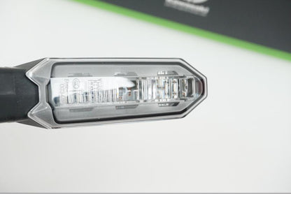 Höger sida på Blinkers LED från en Kawasaki Z 900 -2021 motorcykel.