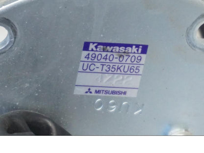 Baksidan på Bensinpump insprut från en Kawasaki Versys 1000 -2015 motorcykel.