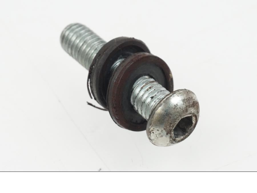 Baksidan på Styrdämpare från en Suzuki GSX-R 1000 -2007 motorcykel.