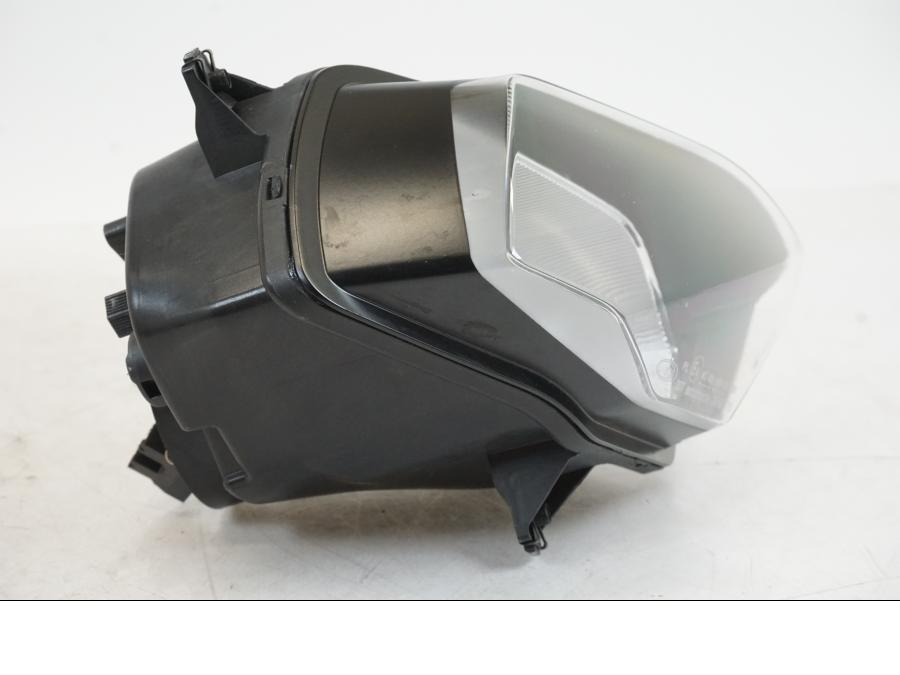 Vänster sida på Strålkastare från en BMW S 1000 R -2013 motorcykel.