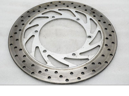 Framsidan på Bromsskiva från en Yamaha XVZ 13TD -1999 motorcykel.