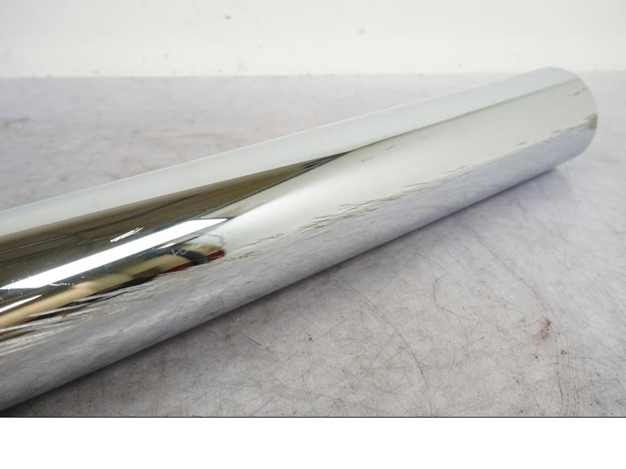 Framsidan på Ljuddämpare från en Kawasaki VN 1600 Mean Streak -2007 motorcykel.