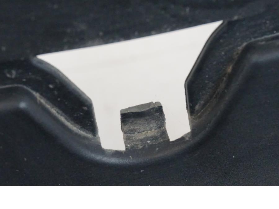 Baksidan på Stänkskydd från en BMW F 650 CS -2003 motorcykel.