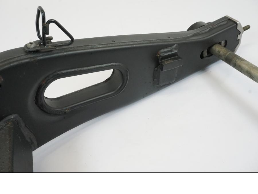 Snett uppifrån på Sving från en Yamaha MT-07 -2016 motorcykel.