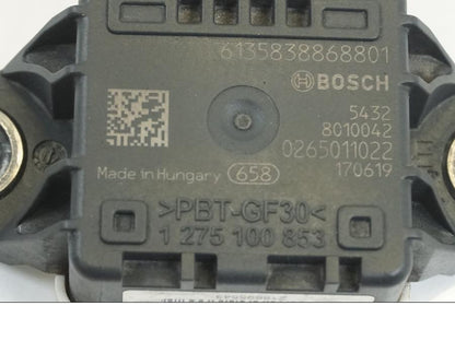 Vänster sida på Acceleration Sensor från en BMW R 1200 GS -2018 motorcykel.