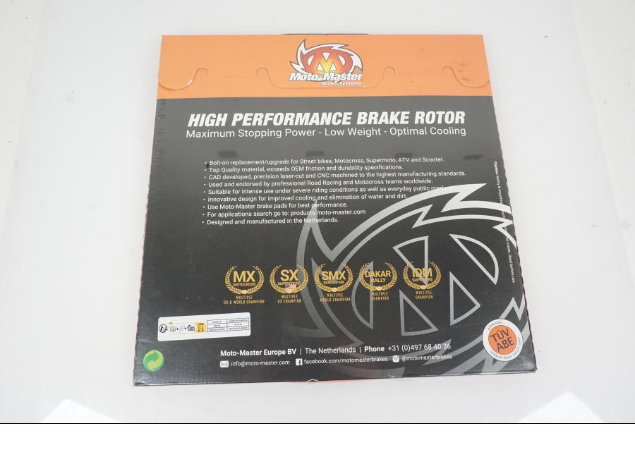 Baksidan på Bromsskiva från en KTM 640 LC4 -2005 motorcykel.