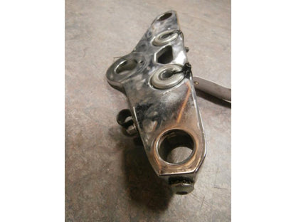 Snett uppifrån på Gaffelkrona från en H-D Softail Custom FXSTC -1987 motorcykel.