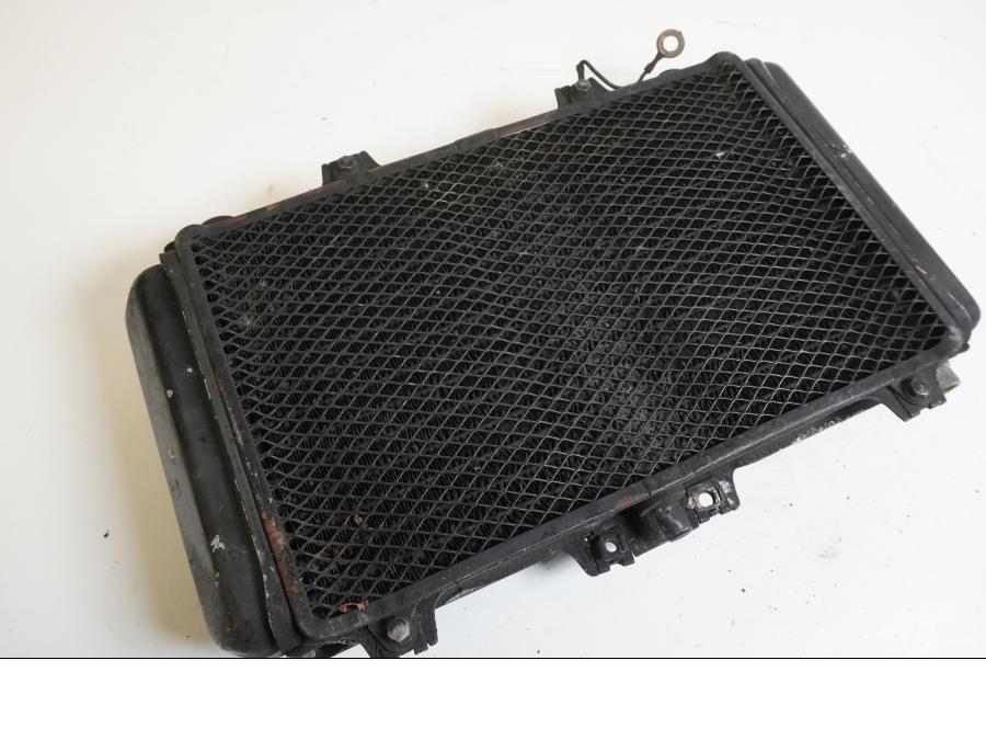 Vänster sida på Vattenkyl från en Kawasaki GPZ 600 R -1985 motorcykel.