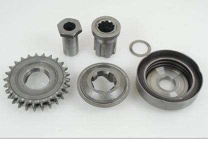 Baksidan på Kompensationsdrev från en H-D Touring Road King Custom FLHRSI -2004 motorcykel.