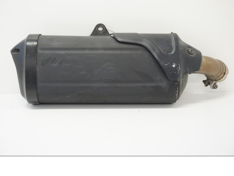 Framsidan på Ljuddämpare från en Suzuki DL 1000 -2016 motorcykel.