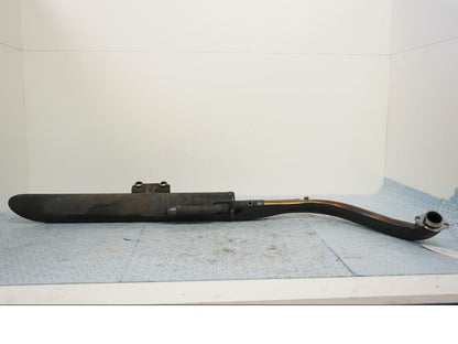 Baksidan på Ljuddämpare från en Kawasaki VN 900 -2012 motorcykel.