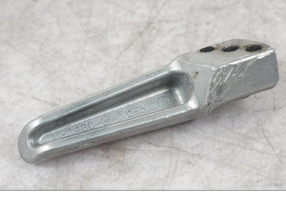 Snett uppifrån på Fotpinne från en Kawasaki ZX-6R -2006 motorcykel.