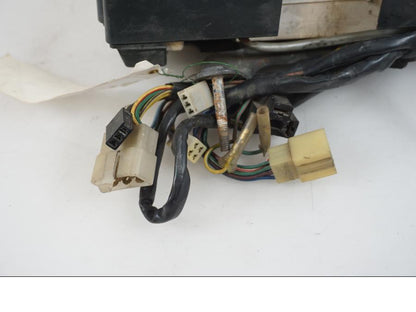 Snett uppifrån på Instrumentpanel från en Yamaha XJ 750 -1982 motorcykel.