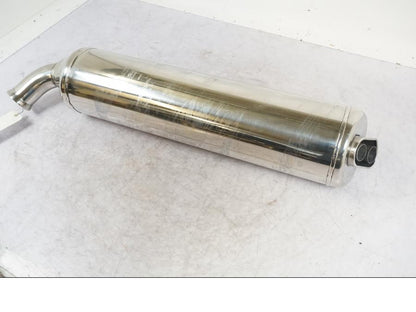 Framsidan på Ljuddämpare från en BMW F 800 S -2009 motorcykel.