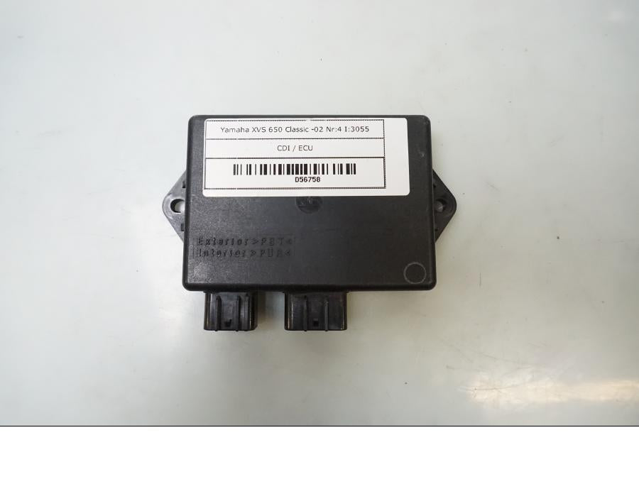 Framsidan på CDI / ECU från en Yamaha XVS 650 -2002 motorcykel.