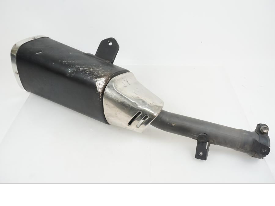 Framsidan på Ljuddämpare från en Suzuki GSX-R 1000 -2007 motorcykel.