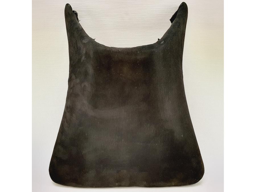 Snett uppifrån på Sadel från en Kawasaki ZX-6R -2004 motorcykel.