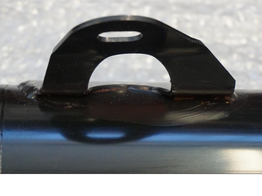 Snett uppifrån på Ljuddämpare Sport från en Honda CBR 1000 F -1995 motorcykel.