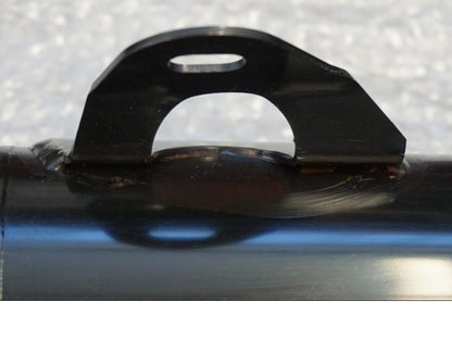 Snett uppifrån på Ljuddämpare Sport från en Honda CBR 1000 F -1995 motorcykel.