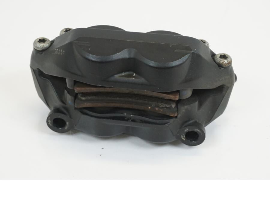 Snett uppifrån på Bromsok från en KTM 1190 Adventure -2013 motorcykel.