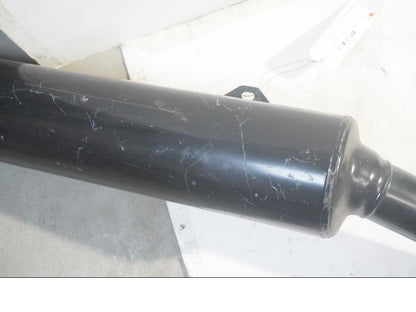 Snett uppifrån på Avgassystem från en Honda CBR 600 -1995 motorcykel.