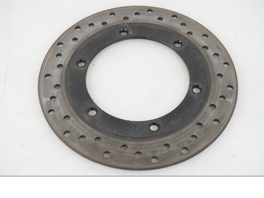 Baksidan på Bromsskiva från en Yamaha YZF 1000 R1 -2002 motorcykel.