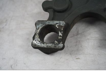 Snett uppifrån på Bromsoksfäste från en Suzuki GSX 1300 BK -2008 motorcykel.