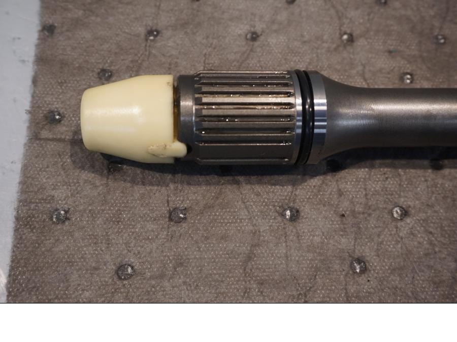 Baksidan på Kardanaxel från en Yamaha V-Max 1700 -2010 motorcykel.