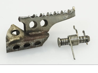 Framsidan på Fotpinne från en Yamaha WR 125 -2010 motorcykel.