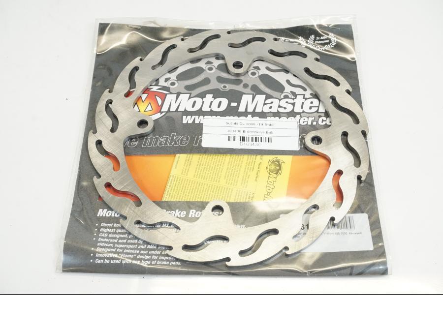 Framsidan på Bromsskiva från en Suzuki DL 1000 -2019 motorcykel.
