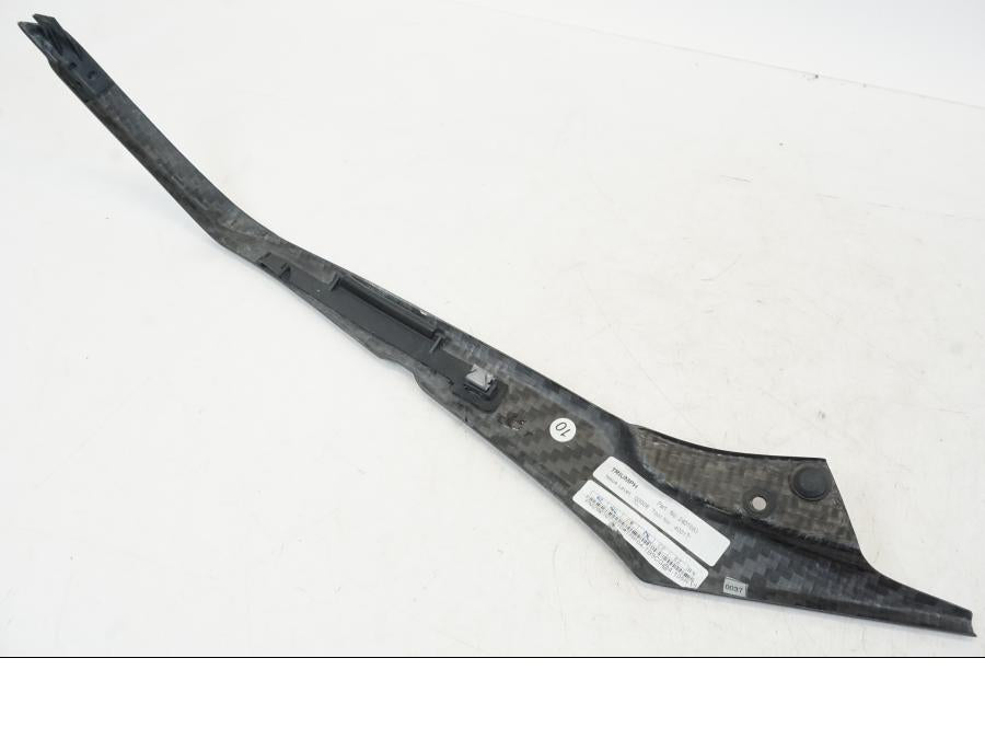 Snett uppifrån på Tankkåpa från en Triumph Speed Triple -2021 motorcykel.