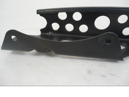 Snett uppifrån på Passagerarhandtag från en Kawasaki ZZR 1100 -1994 motorcykel.