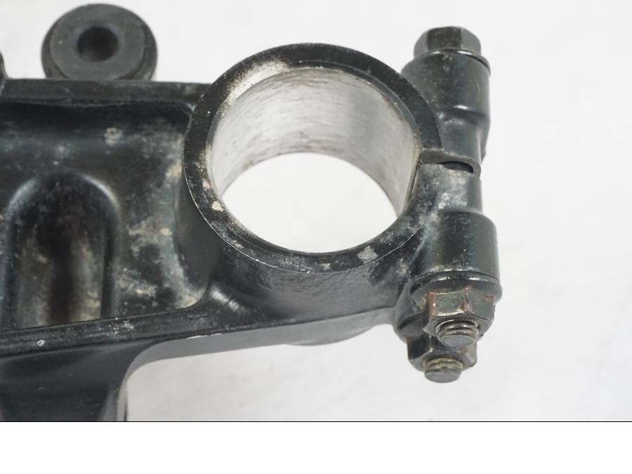 Snett uppifrån på Gaffelkrona från en Kawasaki KL 650A -1987 motorcykel.