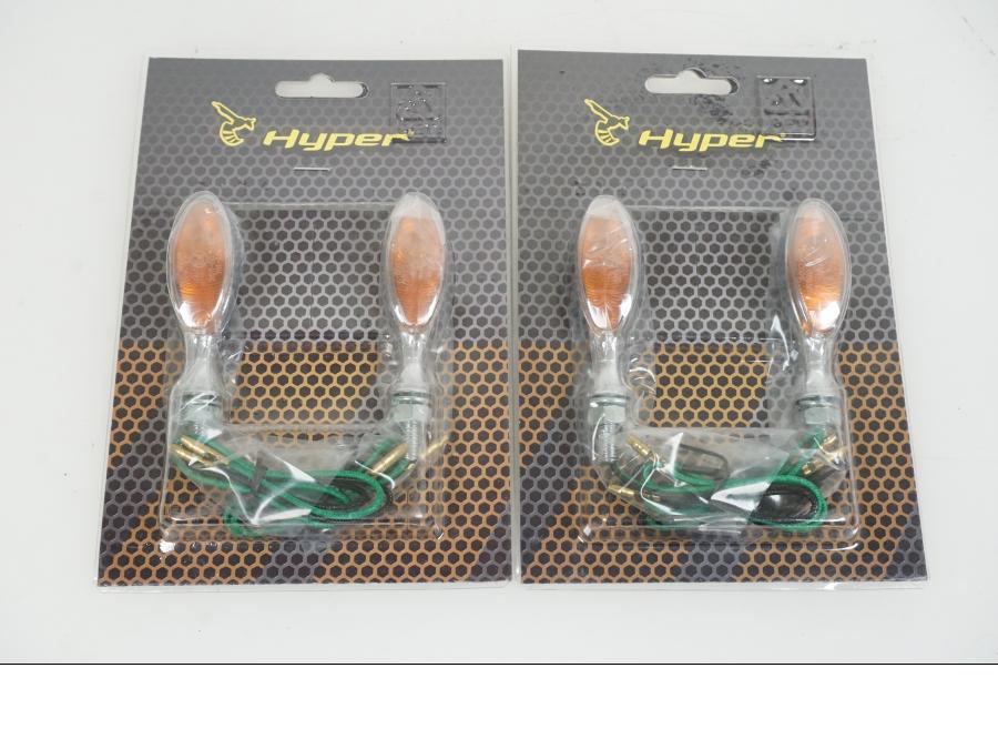 Framsidan på Blinkers från en Universal Universal -0 moped.