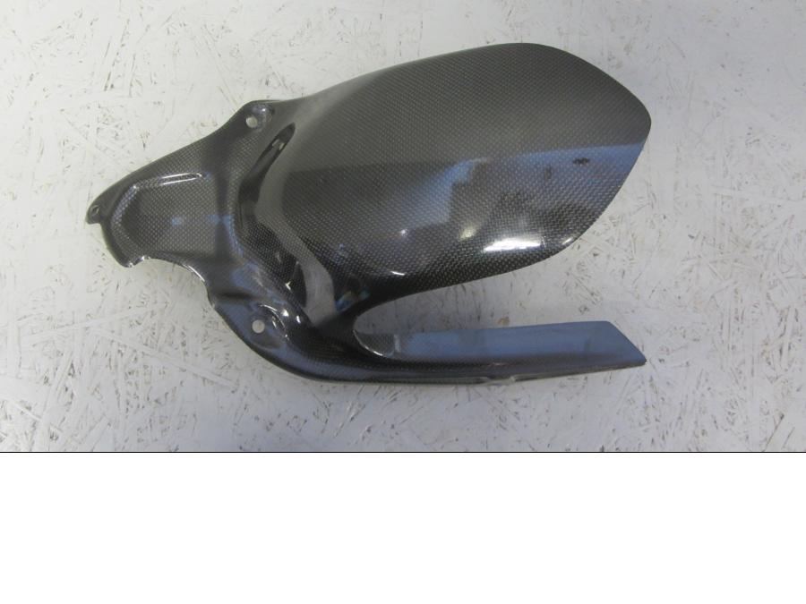 Baksidan på Svingskärm från en Ducati Monster 696 -2012 motorcykel.