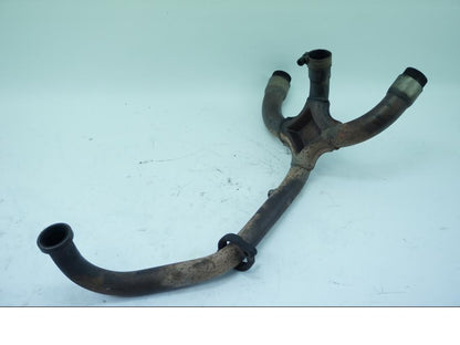 Snett uppifrån på Grenrör från en Ducati 750 SS -1995 motorcykel.