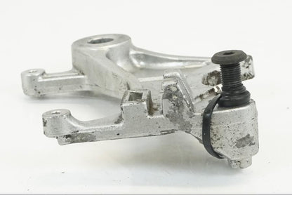 Snett uppifrån på Bromsoksfäste från en Honda XRV 750 -2001 motorcykel.