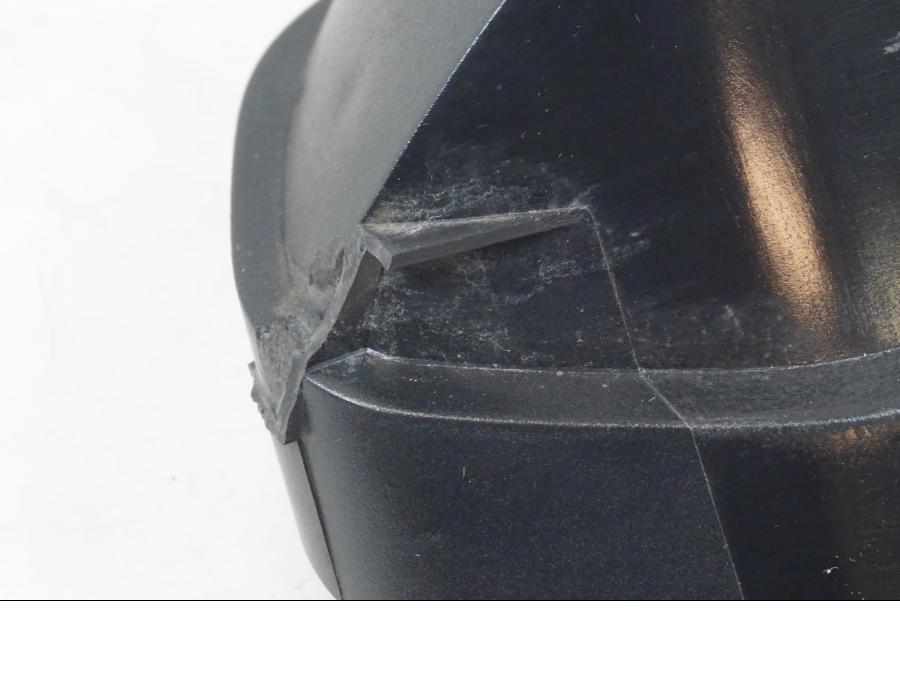 Snett nerifrån på Baklampa från en BMW F 650 CS -2003 motorcykel.