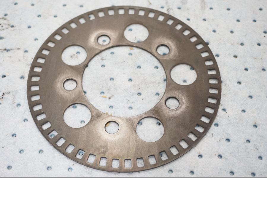 Baksidan på ABS krans från en Kawasaki Ninja H2 -2019 motorcykel.