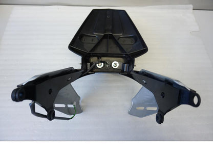 Snett uppifrån på Skylthållare från en Honda CBR 600 RR -2004 motorcykel.