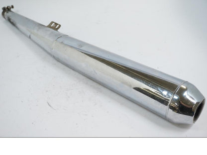 Framsidan på Ljuddämpare från en BMW R 60 -1971 motorcykel.