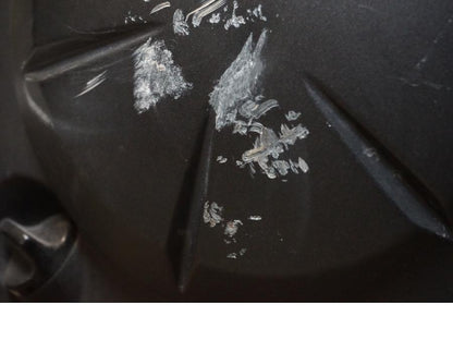 Baksidan på Motor från en Kawasaki ER-6N ABS -2010 motorcykel.